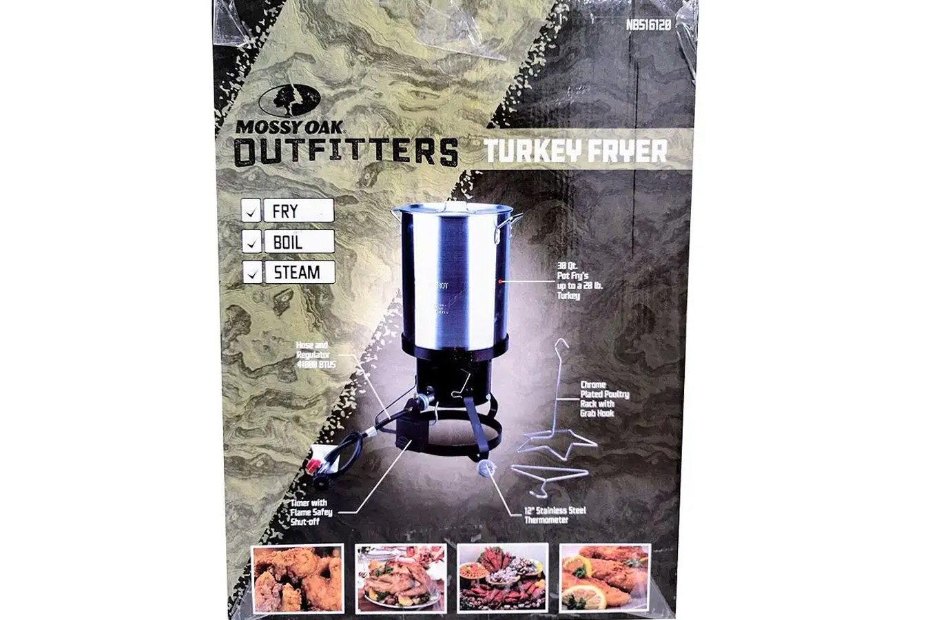 Mossy Oak 30 Quart Propane Turkey Fryer